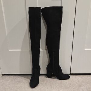 Aldo Black Over-the-Knee Boots